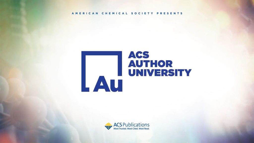 ACS Video – 来自ACS期刊编辑的建议如何开始写作