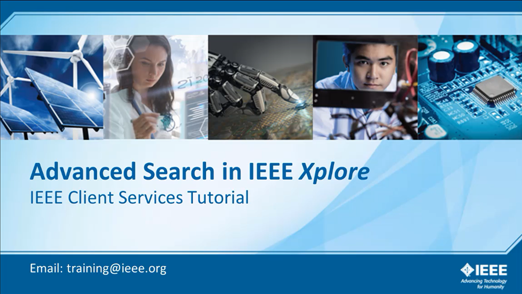 IEEE Xplore 高级检索(英文版检索)