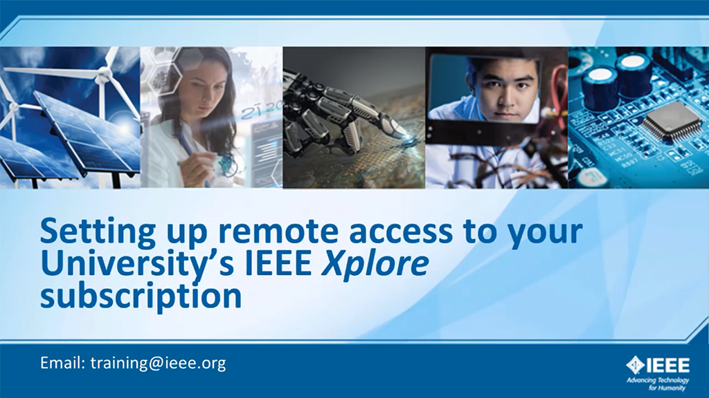 IEEE Xplore远程访问之Remote Access（中文）