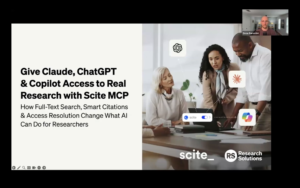 Scite 线上研讨会MCP介绍