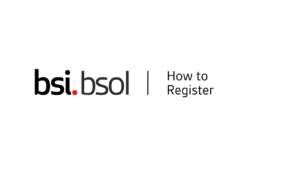 英国标准在线（BSOL）注册操作指南（How to register with British Standards Online (BSOL) ）